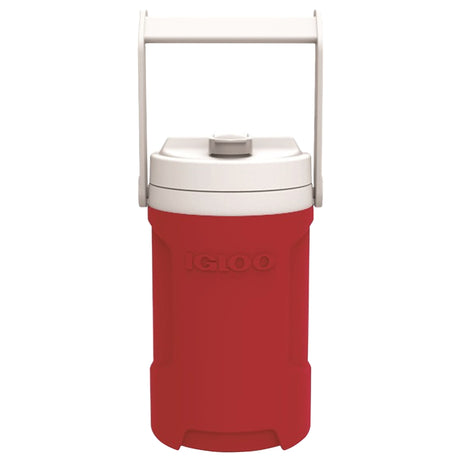 Igloo Latitude 0031285 Beverage Bottle, 0.5 gal Capacity, 10 in L, 6 in W, 6 in H, Red