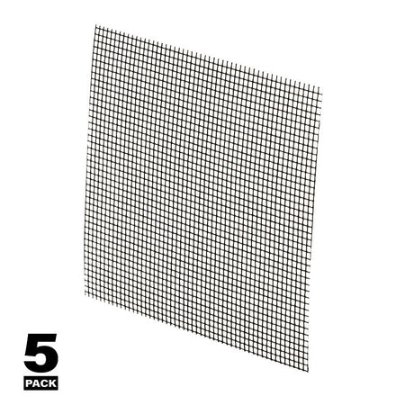 Make-2-Fit P 8096 Screen Repair Kit, 3 in L, 3 in W, Fiberglass, Charcoal