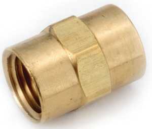 Anderson Metals 756103-04 Pipe Coupling, 1/4 in, FIP