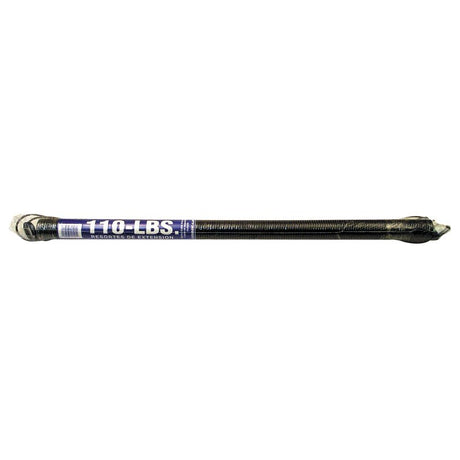 Prime-Line GD 12191 Extension Spring, 1-19/64 in OD, 25 in OAL, Carbon Steel, Galvanized, Loop End, 110 lb