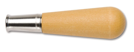 Crescent Nicholson 21524N File Handle, 1-3/16 in Dia, 4-1/2 in L, Push-On, Hardwood