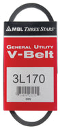 Mitsuboshi FHP General Utility V-Belt 0.38 in. W X 17 in. L For Fractional Horsepower Motors