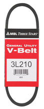 Mitsuboshi FHP General Utility V-Belt 0.38 in. W X 21 in. L For Fractional Horsepower Motors