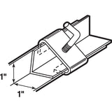 Prime-Line U 9005 Rail Clamp, Steel, Zinc