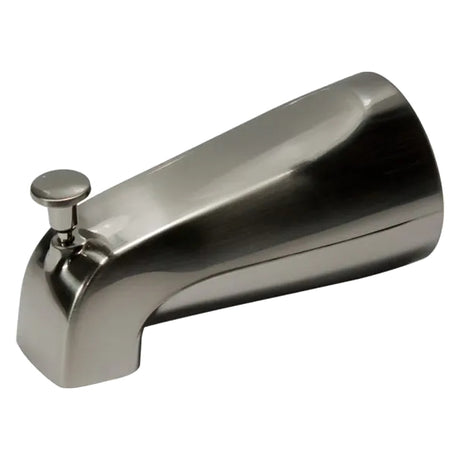 Plumb Pak PP825-36N Bathtub Spout, 2-3/4 in L, 3/4 in Connection, IPS, Brushed Nickel