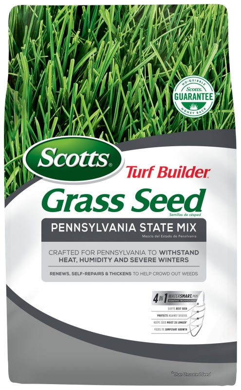 Scotts Turf Builder 18325 Pennsylvania State Mix Grass Seed, 3 lb Bag