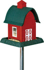 North States Village Series 9081 Wild Bird Feeder, Barn, 5 lb, Safflower Seed, Sunflower Seed, Wild Bird Seed, Plastic