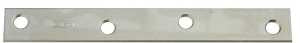 National Hardware N220-285 Mending Brace, 6 in L, 3/4 in W, Steel, Zinc, Screw Mounting, Pack of 5