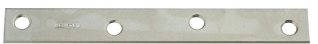 National Hardware N220-285 Mending Brace, 6 in L, 3/4 in W, Steel, Zinc, Screw Mounting, Pack of 5