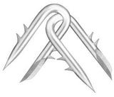 Rangemaster 7475 Series Fence Lock Staple, 1-3/4 in L, Galvanized, 8 ga