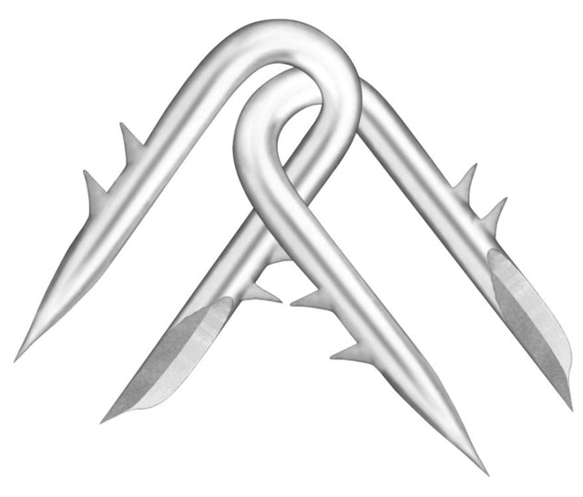 Rangemaster 7475 Series Fence Lock Staple, 1-3/4 in L, Galvanized, 8 ga