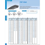 Mitsuboshi FHP General Utility V-Belt 0.63 in. W X 68 in. L For Fractional Horsepower Motors