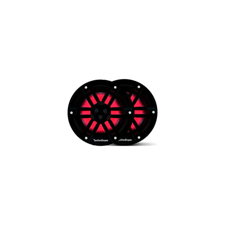 Rockford Fosgate M16B Color Optix Marine 2-Way Speakers, 6" Black