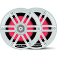 Rockford Fosgate M165 Color Optix Marine 2-Way Speakers, 6.5″ White