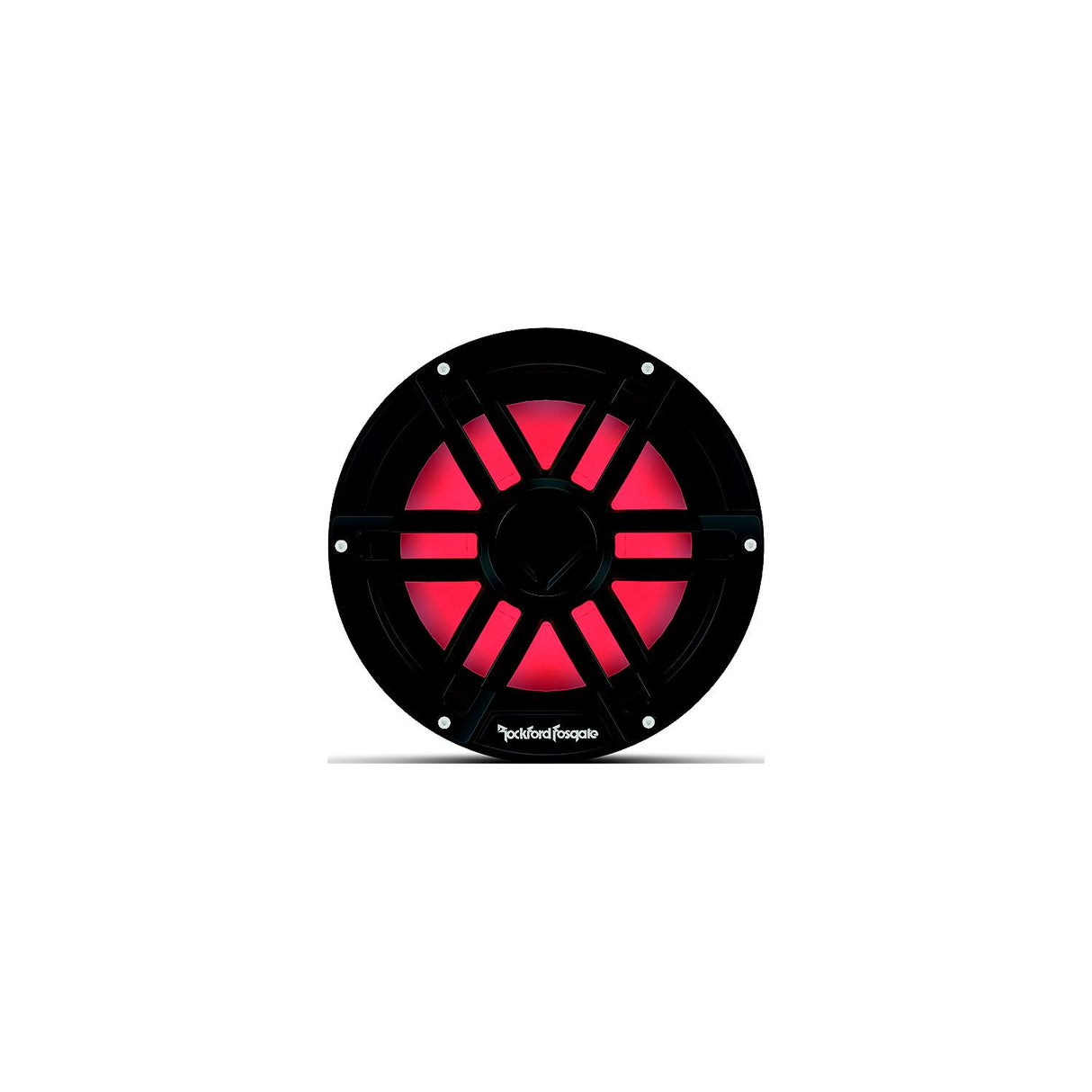 Rockford Fosgate M1D410B DVC 2? Color Optix Marine Subwoofer, 10" w/ Black Grills