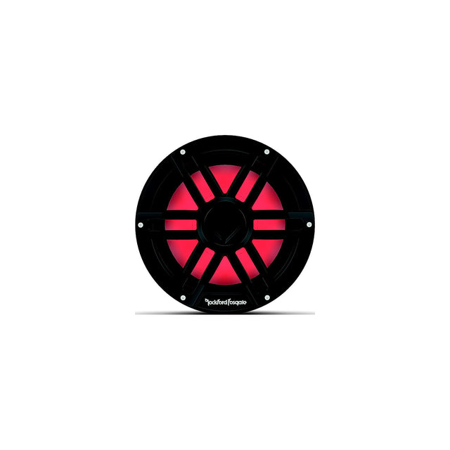 Rockford Fosgate M1D410B DVC 2? Color Optix Marine Subwoofer, 10" w/ Black Grills