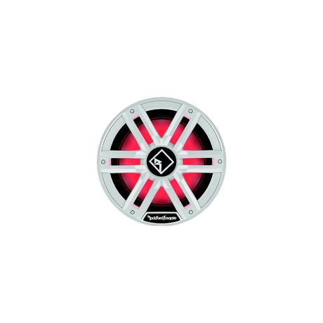 Rockford Fosgate M2D212I DVC 2? Color Optix Infinite Baffle Marine Subwoofer, 12" w/ White &amp; Stainless Grills