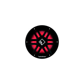 Rockford Fosgate M2D212IB DVC 2? Color Optix Infinite Baffle Marine Subwoofer, 12" w/ Black &amp; Stainless Grills