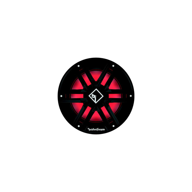 Rockford Fosgate M2D212IB DVC 2? Color Optix Infinite Baffle Marine Subwoofer, 12" w/ Black &amp; Stainless Grills