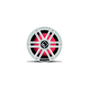 Rockford Fosgate M2D410I DVC 2? Color Optix Infinite Baffle Marine Subwoofer, 10" w/ White &amp; Stainless Grills