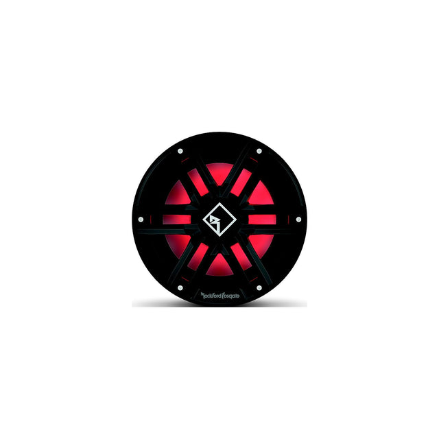 Rockford Fosgate M2D410IB DVC 2? Color Optix Infinite Baffle Marine Subwoofer, 10" w/ Black &amp; Stainless Grills