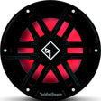 Rockford Fosgate M2D412IB DVC 2? Color Optix Infinite Baffle Marine Subwoofer, 12" w/ Black &amp; Stainless Grills