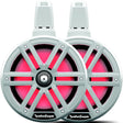 Rockford Fosgate M2WL8 Color Optix 2-Way Wake Tower Can Speakers, 8" w/ Black &amp; Stainless Grills