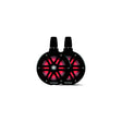 Rockford Fosgate M2WL8B Color Optix 2-Way Wake Tower Can Speakers, 8" w/ White &amp; Stainless Grills