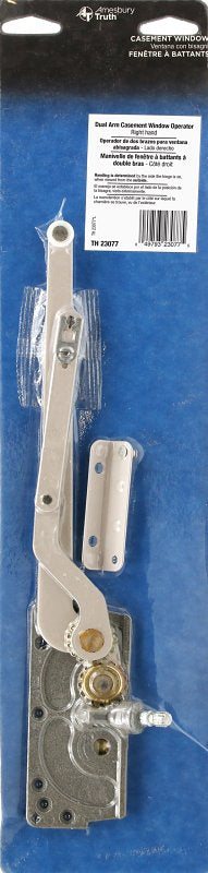 AmesburyTruth TH 23077 Window Operator, Right, Zinc