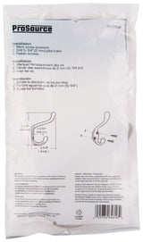 ProSource JC-H07 Swivel Caster, 3 in Dia Wheel, 1.23 in W Wheel, Rubber Wheel, Black, 210 lb, Steel Housing Material