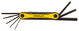 STANLEY STHT71800 Hex Key Set, 8-Piece, Black