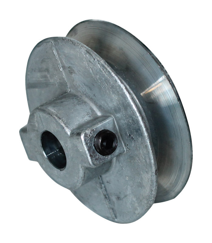 Chicago Die Cast 2-1/4 in. D X 1/2 in. D Zinc Single V-Grooved Pulley