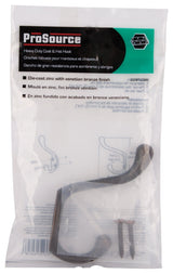 ProSource H6271007VB3L-PS Coat and Hat Hook, 22 lb, 2-Hook, 1-1/64 in Opening, Zinc, Venetian Bronze