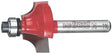 Freud 36-110 Series Router Bit, 3/8 in Dia, 1-1/8 in Dia Cutter, 2-3/16 in OAL, 1/4 in Dia Shank, 4-Cutter, Carbide