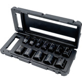 Craftsman 1/2 in. drive SAE 6 Point Standard Impact Socket Set 12 pc