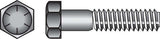 HILLMAN 1 in. D X 4 in. L Heat Treated Steel Hex Head Cap Screw 10 pk