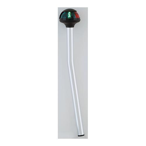 Attwood 14" Straight 1-Mile Pulsar Pole Mounted Bi-Color Stowaway, 2-Pin Locking Collar Pole
