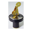 Attwood Livewell/Bailer Drain Plug, Brass Snap-Handle