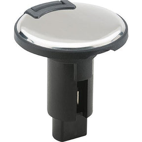 Attwood LightArmor Plug-In Base - Round Series, 3-Pin, 316 S.S.
