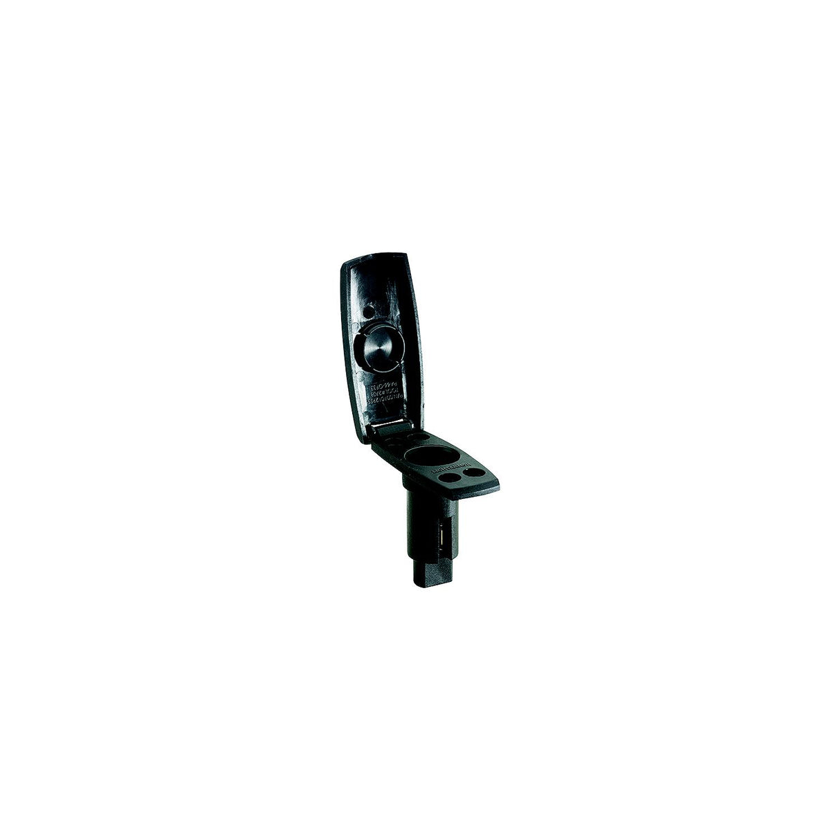 Attwood LightArmor Plug-In Base - Rectangle Series, 3-Pin, Black