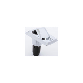 Rectangular 2-Pin Chrome Zamak Base, Packaged