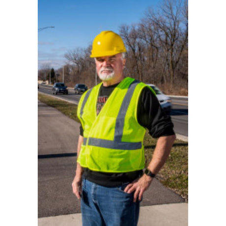 C.H. Hanson Reflective Safety Vest Green One Size Fits All