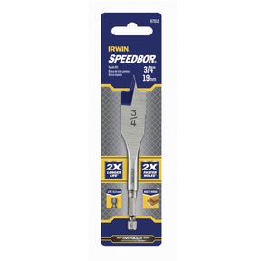 Irwin Speedbor 3/4 in. X 4 in. L Carbon Steel Wood Boring Bit Quick-Change Hex Shank 1 pc