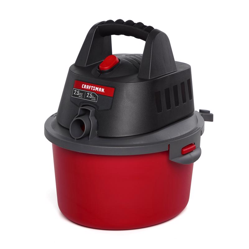 Craftsman CMXEVBE172501 2.5 gal Corded Wet/Dry Vacuum Tool Only 3 amps 120 V 2.5 HP