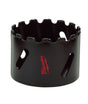 Milwaukee 2 in. Tungsten Carbide Grit Hole Saw 2 pc