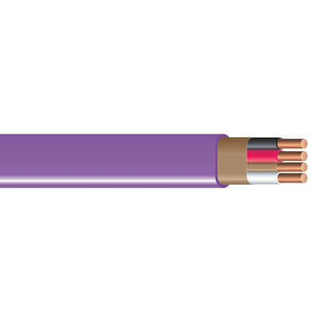 Romex 63947672 Sheathed Cable, 12 AWG Wire, 3-Conductor, 250 ft L, Copper Conductor, PVC Insulation, Nylon Sheath