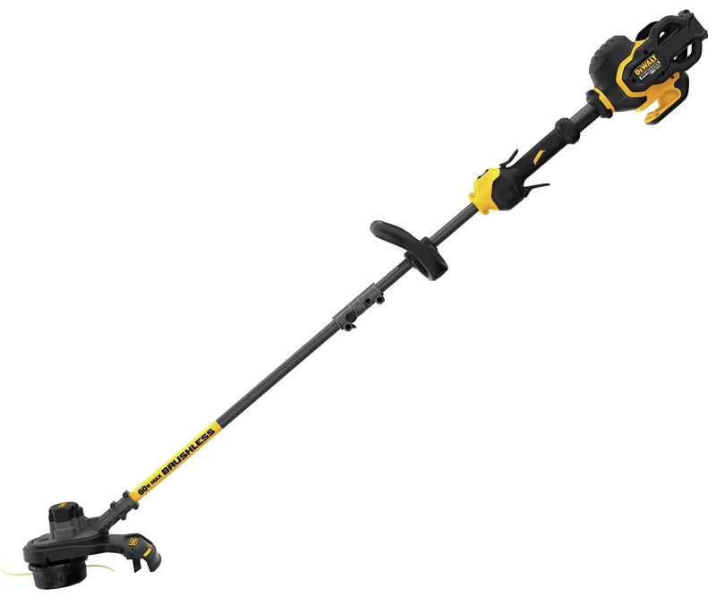 DEWALT DCST970B Cordless String Trimmer, Tool Only, 3 Ah, 60 V, Lithium-Ion, 0.095 in Dia Line, 52 in L Shaft