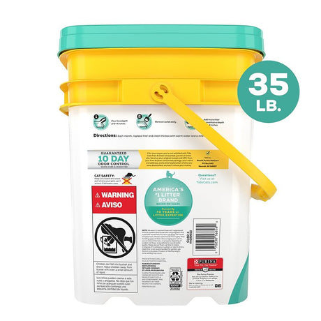 Tidy Cats Free & Clean 16858 Clumping Cat Litter, 35 lb Pail