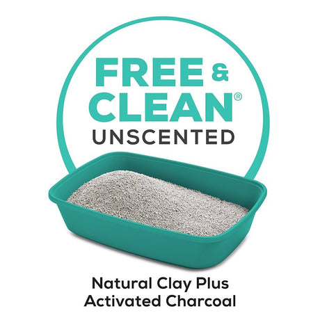 Tidy Cats Free & Clean 16858 Clumping Cat Litter, 35 lb Pail