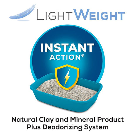 Tidy Cats Lightweight Instant Action 16504 Clumping Cat Litter, 17 lb Pail